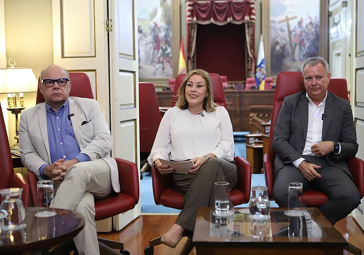 Imagen de la grabación de la primera entrega de 'Parlamento Abierto'