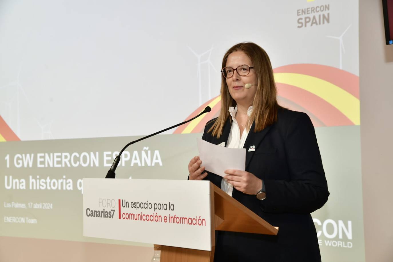 Enercon celebra en CANARIAS7 su primer gigavatio de potencia instalada en España