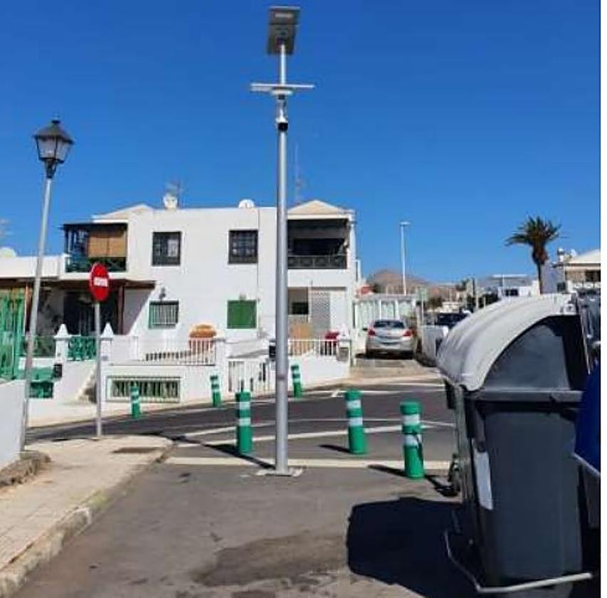 Nuevo material instalado.