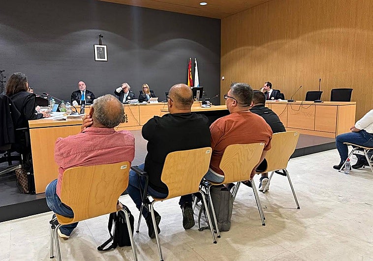 Uno de los momentos del juicio.