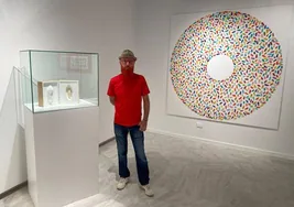 El artista José Luis Luzardo, creador de la muestra 'Poéticas del deseo'.