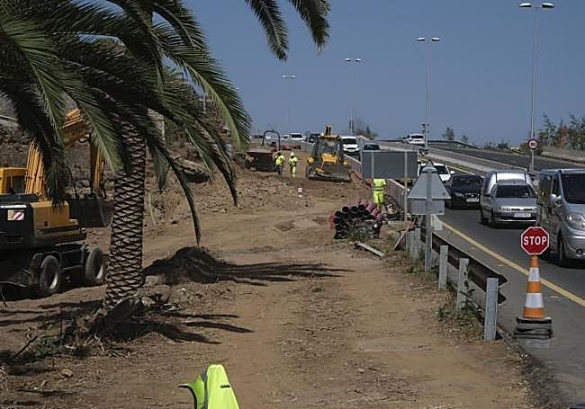 Los trabajos para terminar el cierre de la GC-3 continúan ejecutándose.