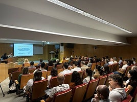 lgunos momentos del encuentro.