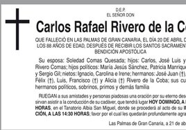 Carlos Rafael Rivero de la Coba