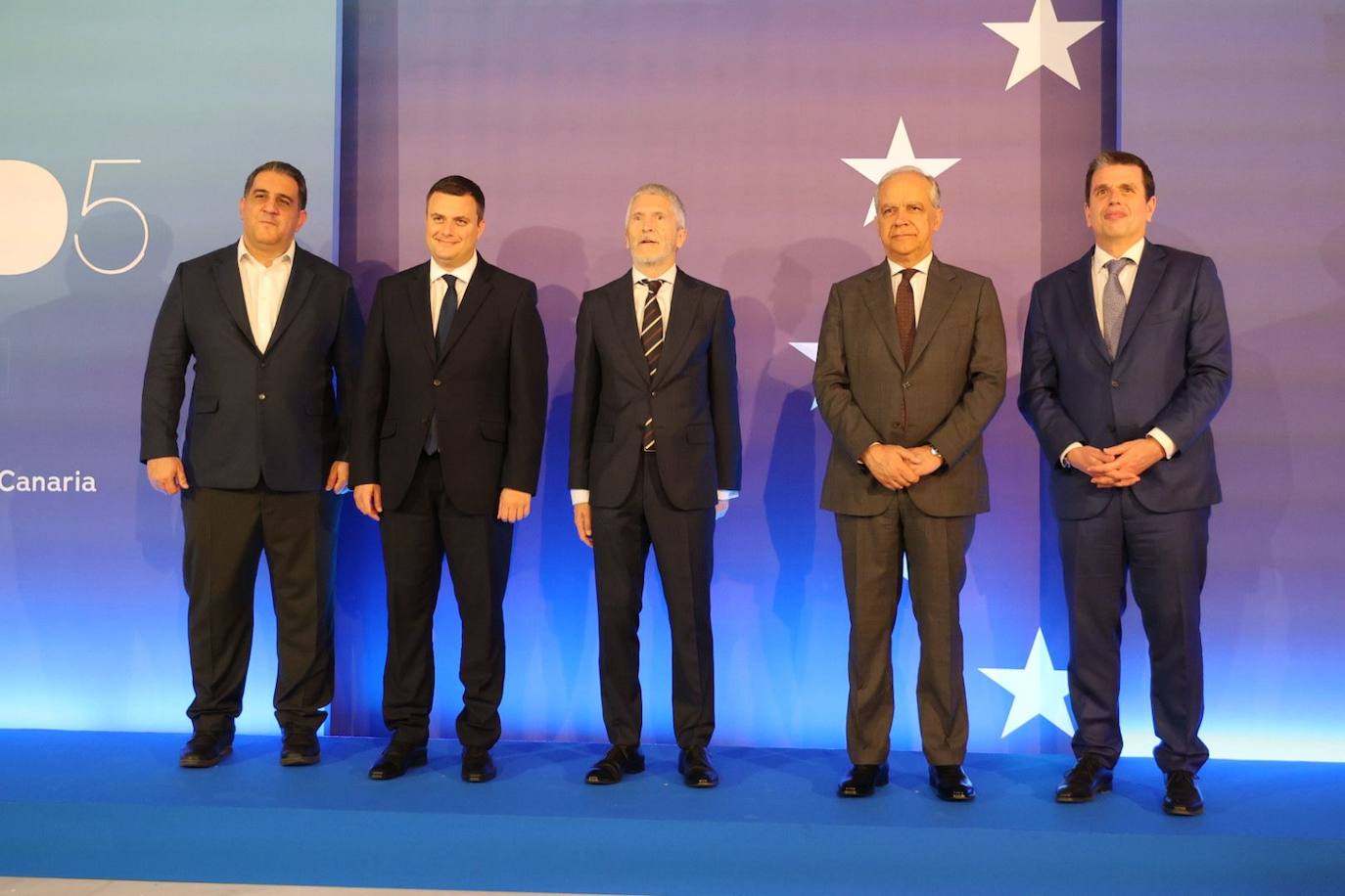 Las imágenes de los ministros del Interior y Migración en Las Palmas de Gran Canaria