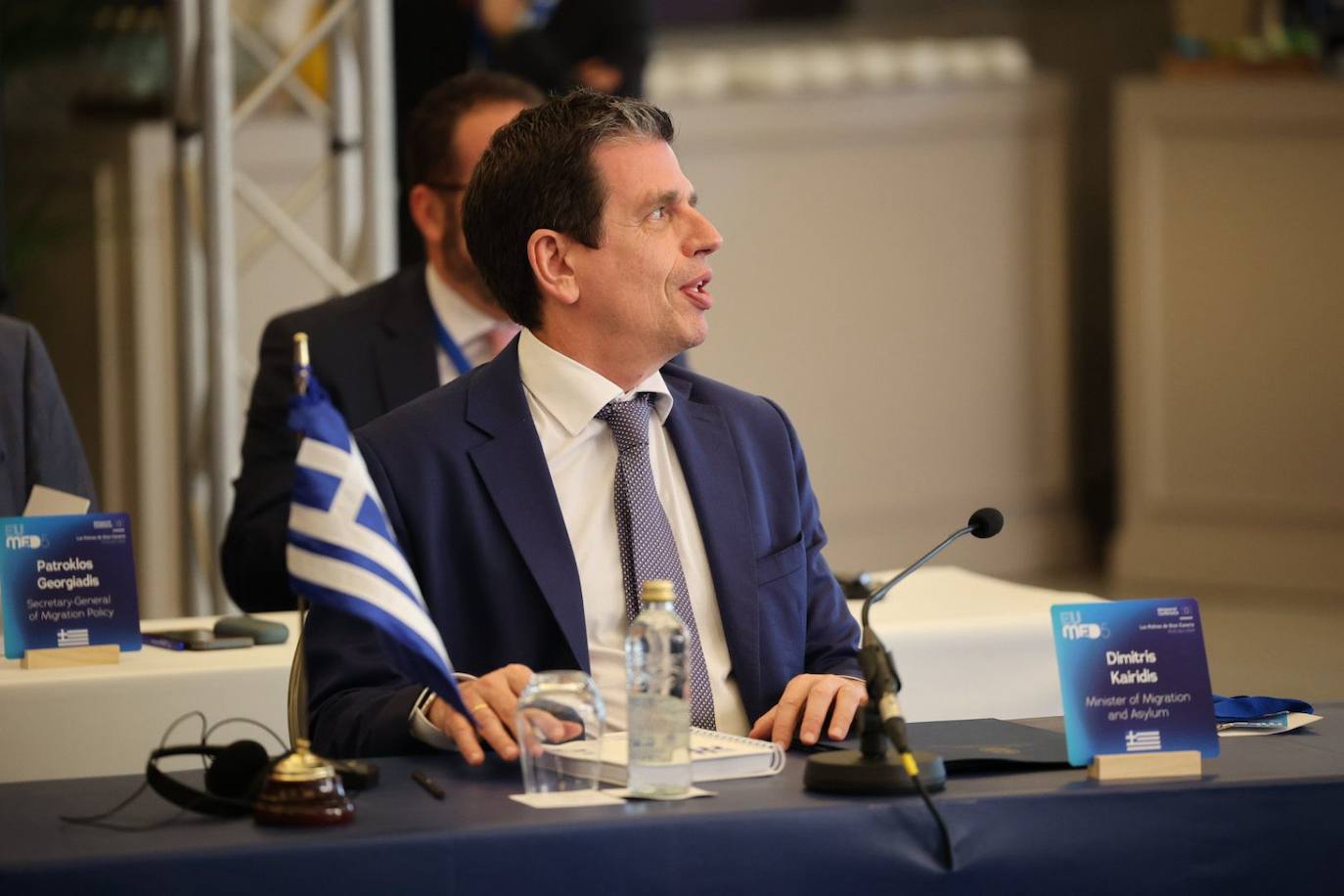 Las imágenes de los ministros del Interior y Migración en Las Palmas de Gran Canaria