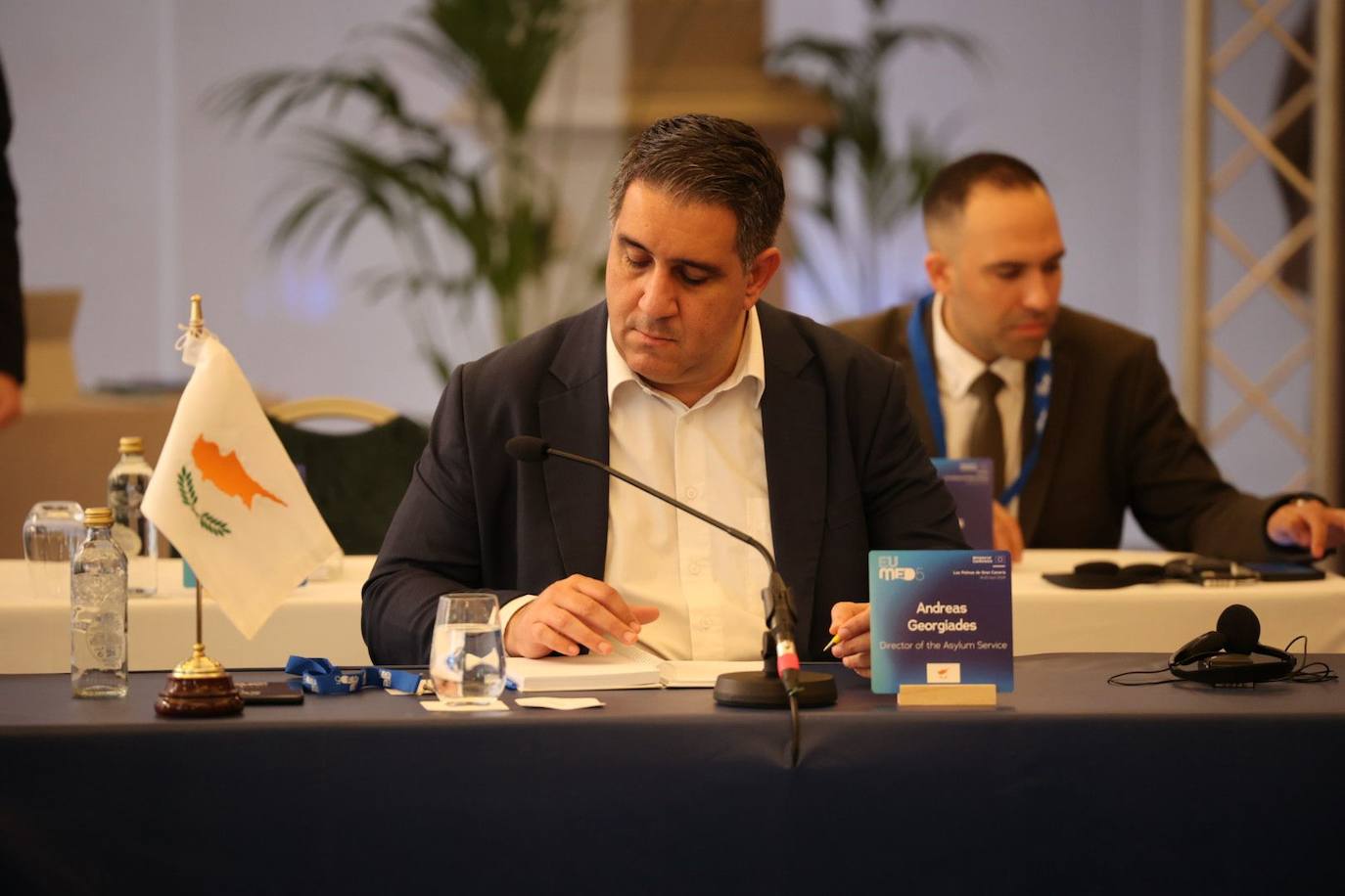 Las imágenes de los ministros del Interior y Migración en Las Palmas de Gran Canaria