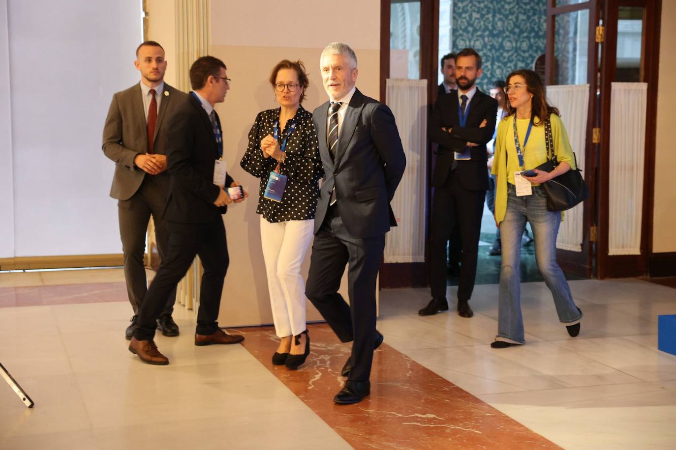 Las imágenes de los ministros del Interior y Migración en Las Palmas de Gran Canaria