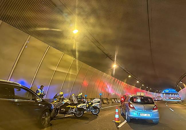 Otra imagen de la colisión.