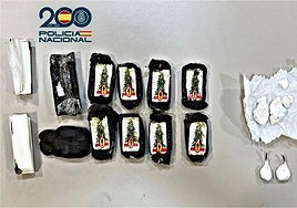 Droga que la señora de 86 años intentó meter en el centro penitenciario Las PalmasII.