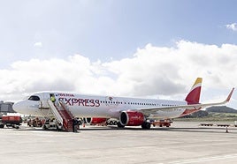 Un avión de Iberia Express.