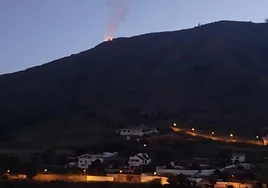 Susto en Tenerife: estabilizado un conato de incendio en una zona de difícil acceso en Tegueste