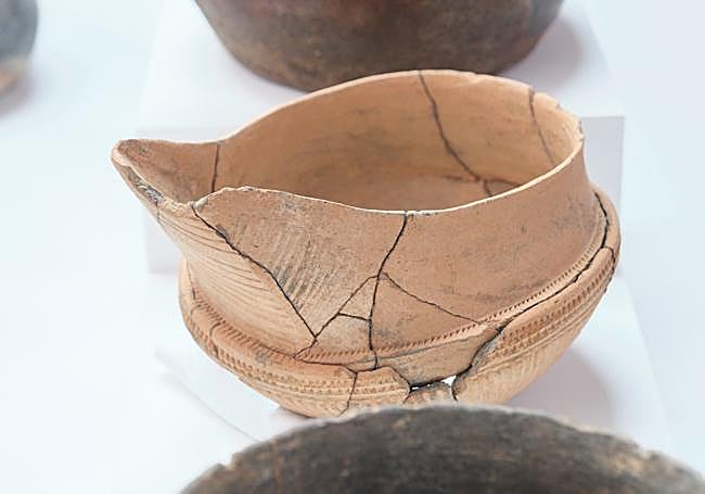 Tofio o tabajoste reconstruido en el Museo Arqueológico, en Betancuria.