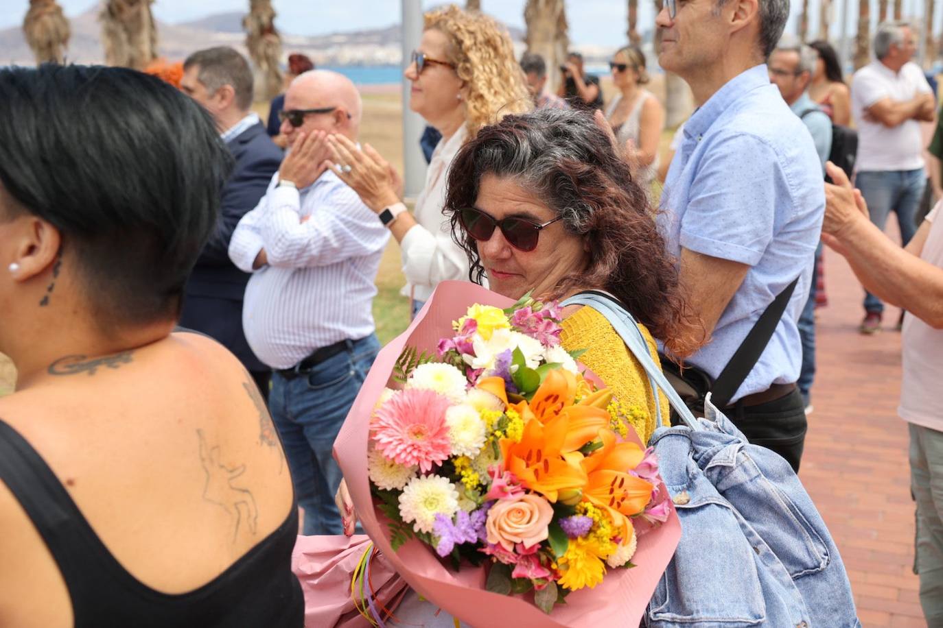 Homenaje a los fallecidos en la tragedia de El Rincón