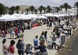 Mercadillo de Teguise, en 2022.