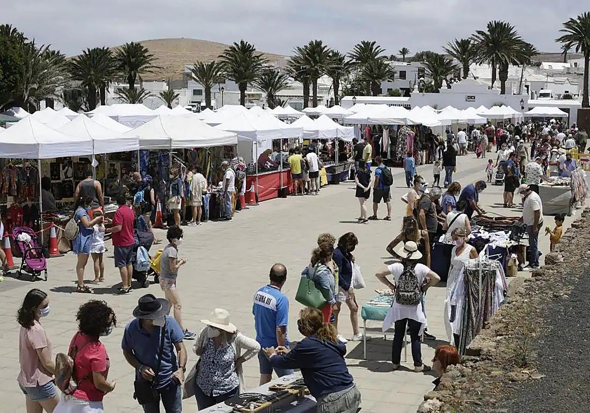 Mercadillo de Teguise, en 2022.