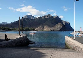 Foto de archivo del puerto de La Aldea.