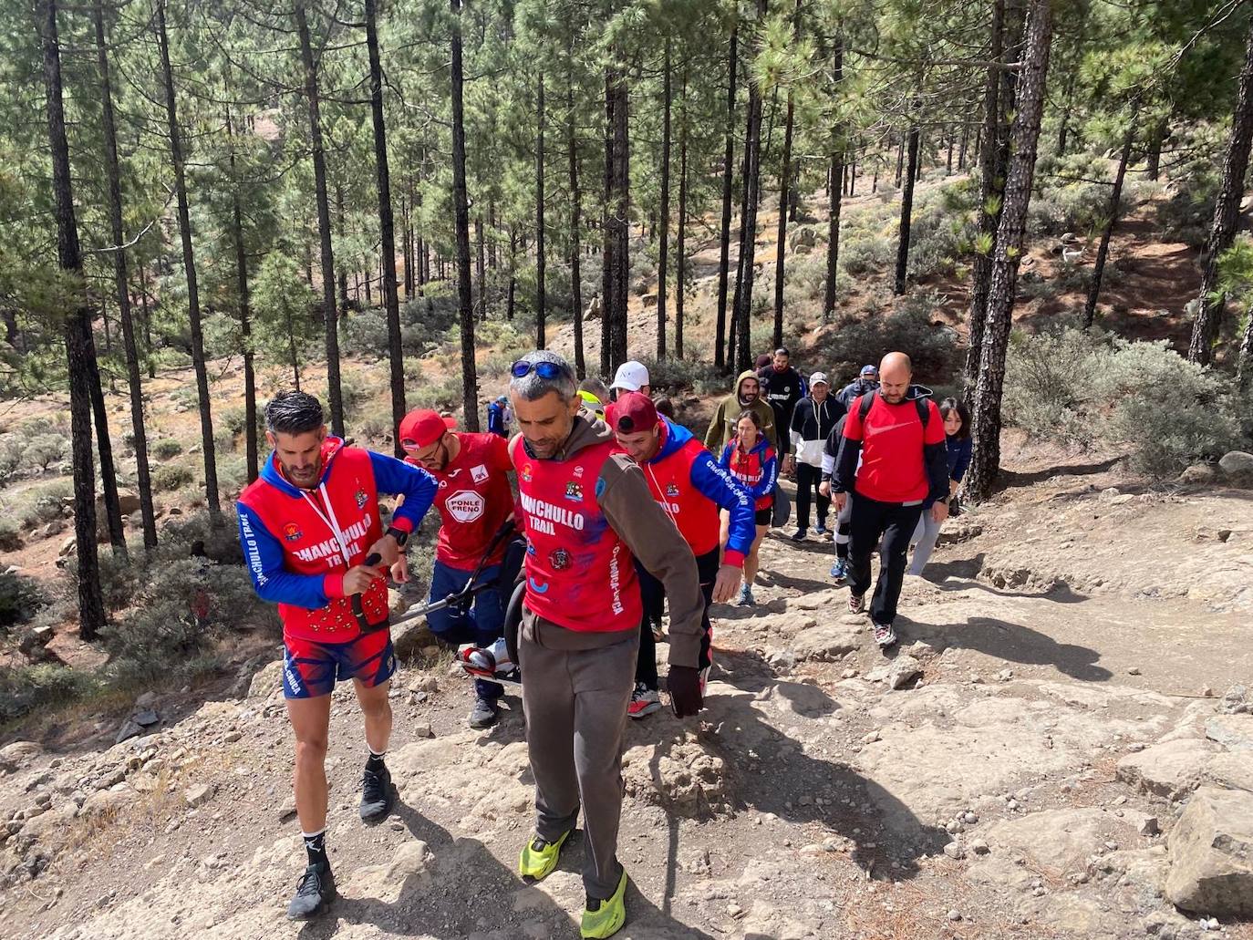 El viaje de Agustín hasta la Ventana del Nublo, en imágenes