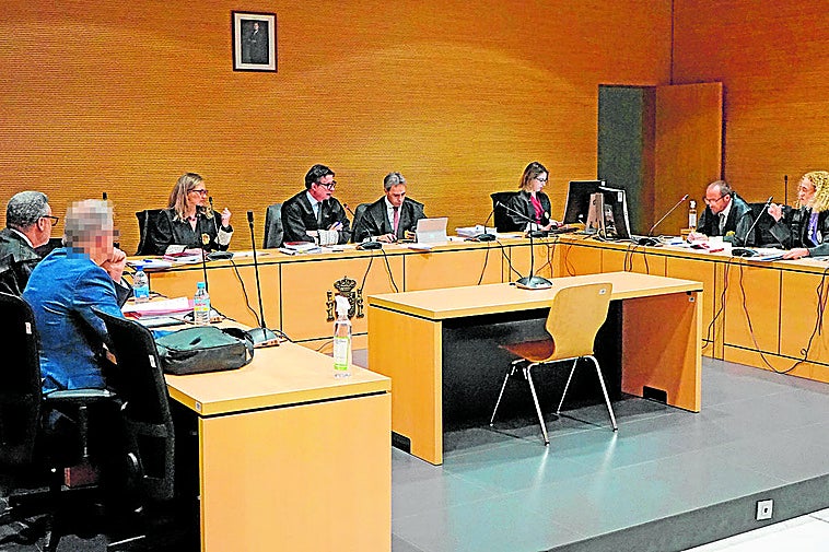 Imagen de la primera sesión del juicio celebrado este lunes.