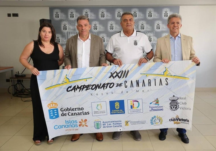 Foto de la presentación del evento, este martes en el Real Club Victoria.