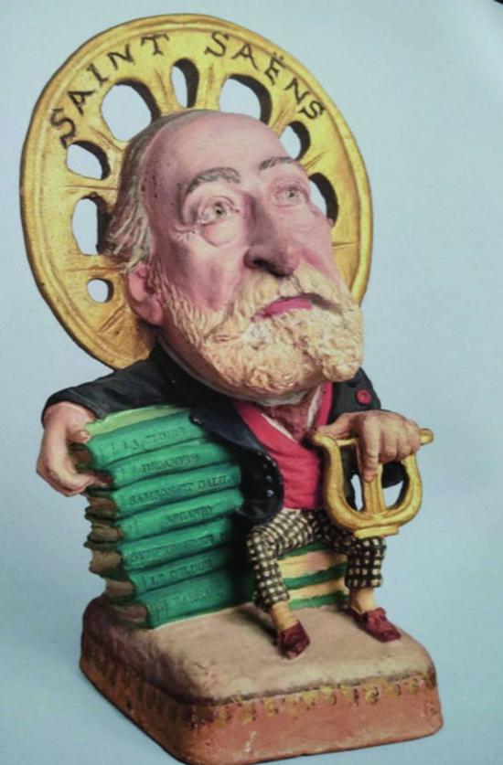 Camille Saint-Saëns, como santo, de Kotra (1901).