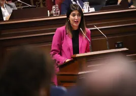 La portavoz de Cultura del Grupo Parlamentario Socialista, Yaiza López.