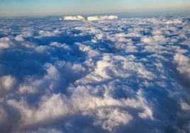 Nubes sobre Canarias.
