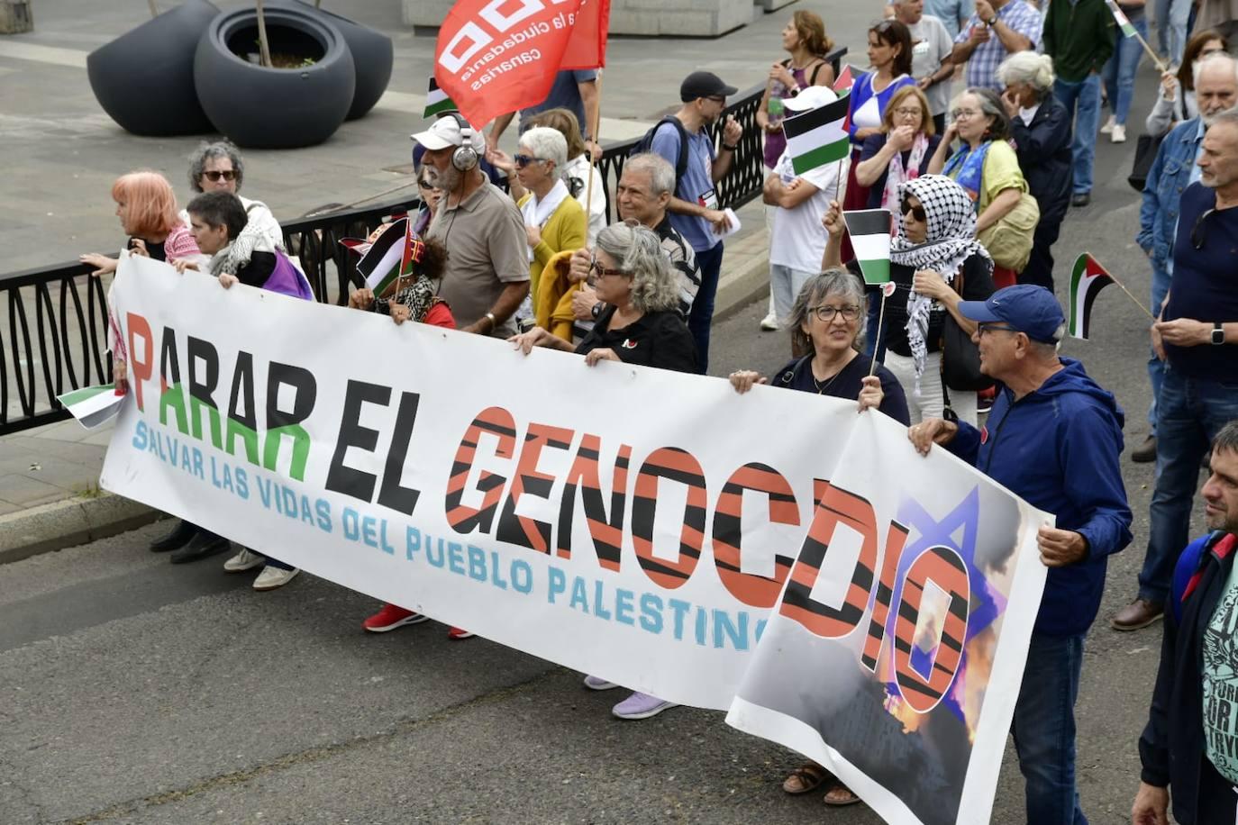 La manifestación en Gran Canaria por el Día Internacional de los Trabajadores, en imágenes