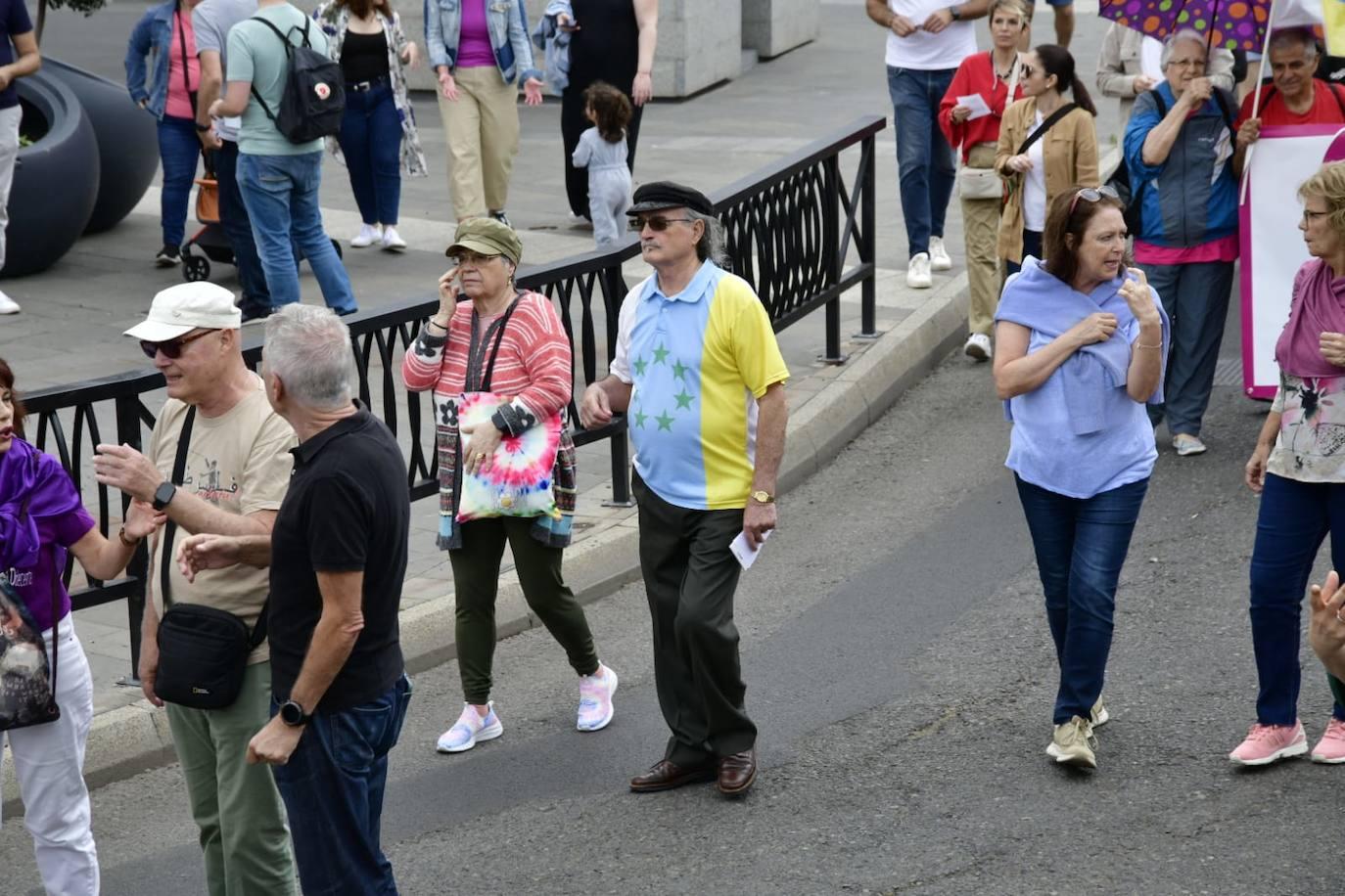 La manifestación en Gran Canaria por el Día Internacional de los Trabajadores, en imágenes