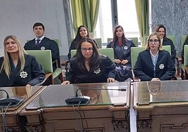 Imagen de alguno de los letrados en la ceremonia.