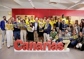 El Guaguas, durante su visita a CANARIAS7 de este martes.