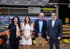De izq. a dcha.: Silvia Barata, Olivia Llorca, Javier Puga y Andrés Guevara.
