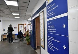 Imagen de archivo del área administrativa del centro de salud de Escaleritas, en la capital grancanaria.