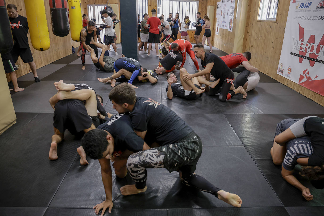 Imagen secundaria 1 - La llegada de Werdum motiva y enorgullece a sus alumnos de Gran Canaria