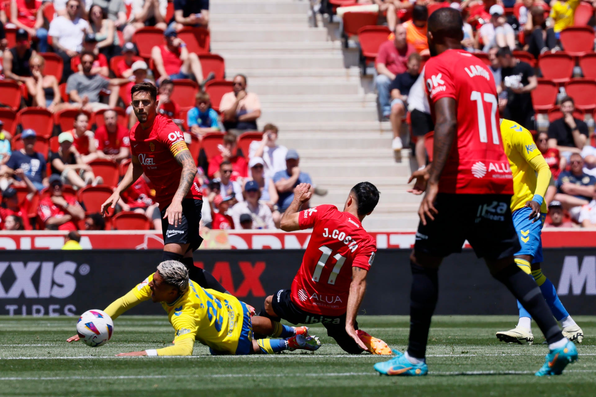 El Mallorca-Las Palmas, en imágenes