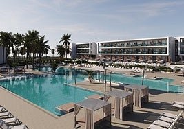 Así será el hotel Elba Corralejo, que abrirá sus puertas en el verano de 2026.