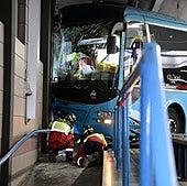 Global investiga las causas del accidente en la estación de Guaguas de San Telmo
