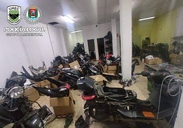 Imagen del taller ilegal en Schamman, Las Palmas de Gran Canaria.