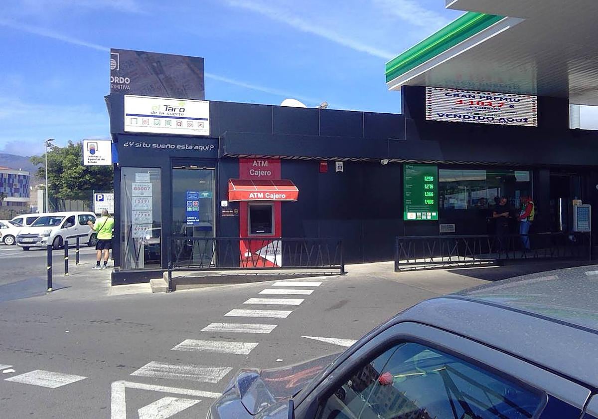 Imagen del establecimiento vendedor del boleto premiado en Vecindario.