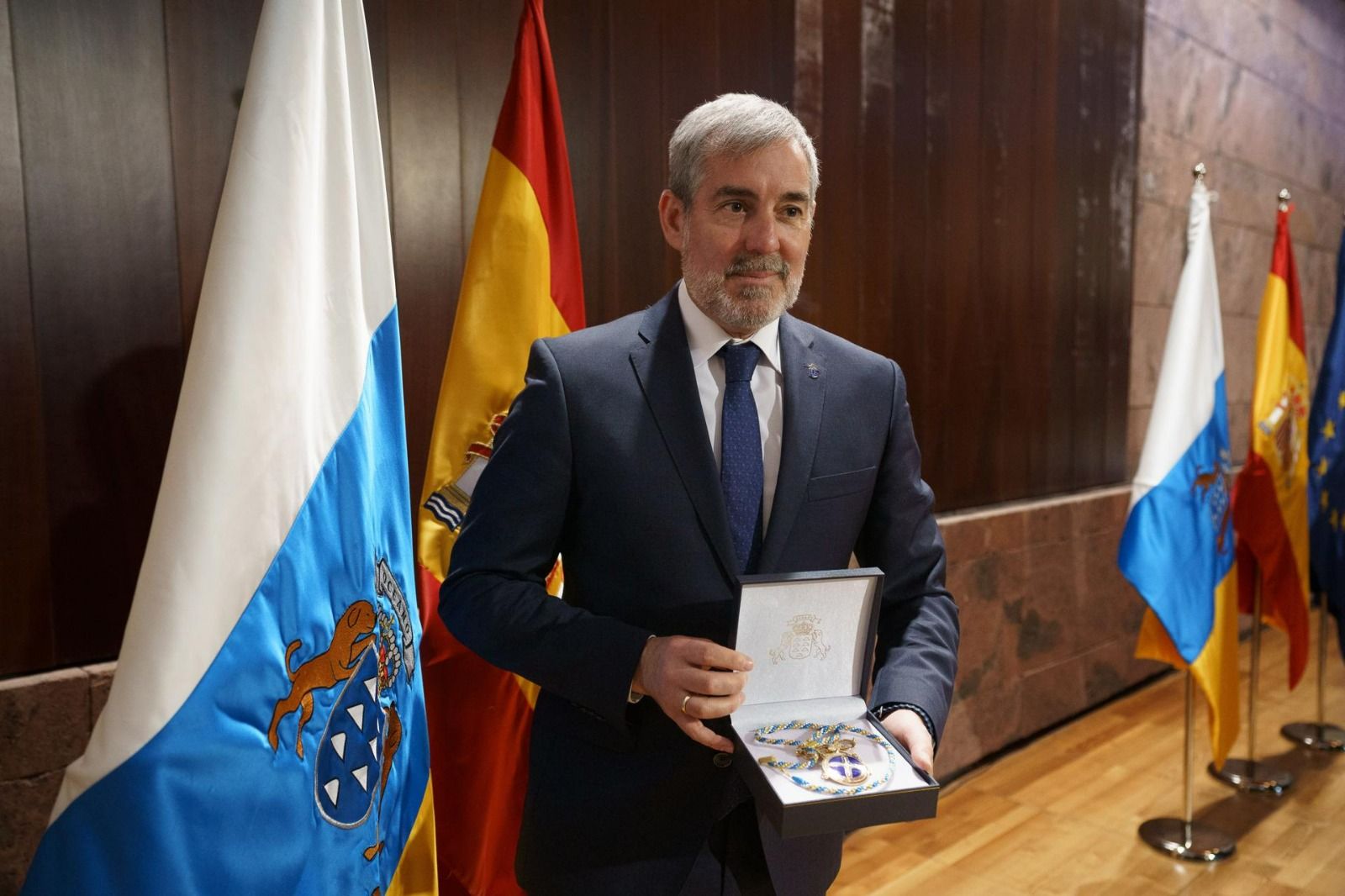 La entrega del Collar de la Orden Islas Canarias, en imágenes