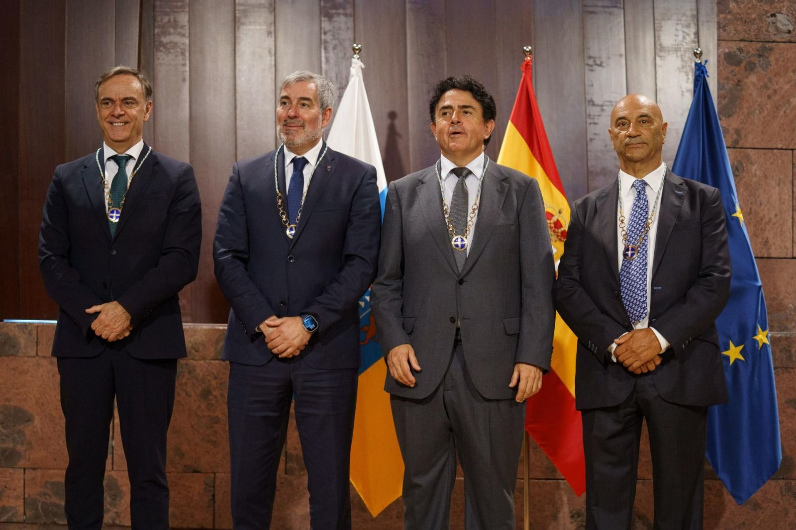 La entrega del Collar de la Orden Islas Canarias, en imágenes