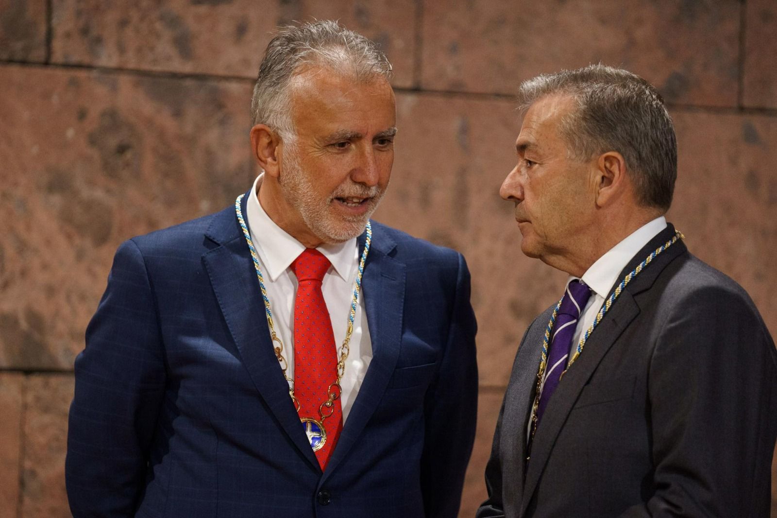 La entrega del Collar de la Orden Islas Canarias, en imágenes