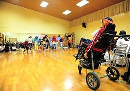 Imagen de archivo de alumnado en una actividad en el Centro de Educación Especial de Siete Palmas, en la capital grancanaria.