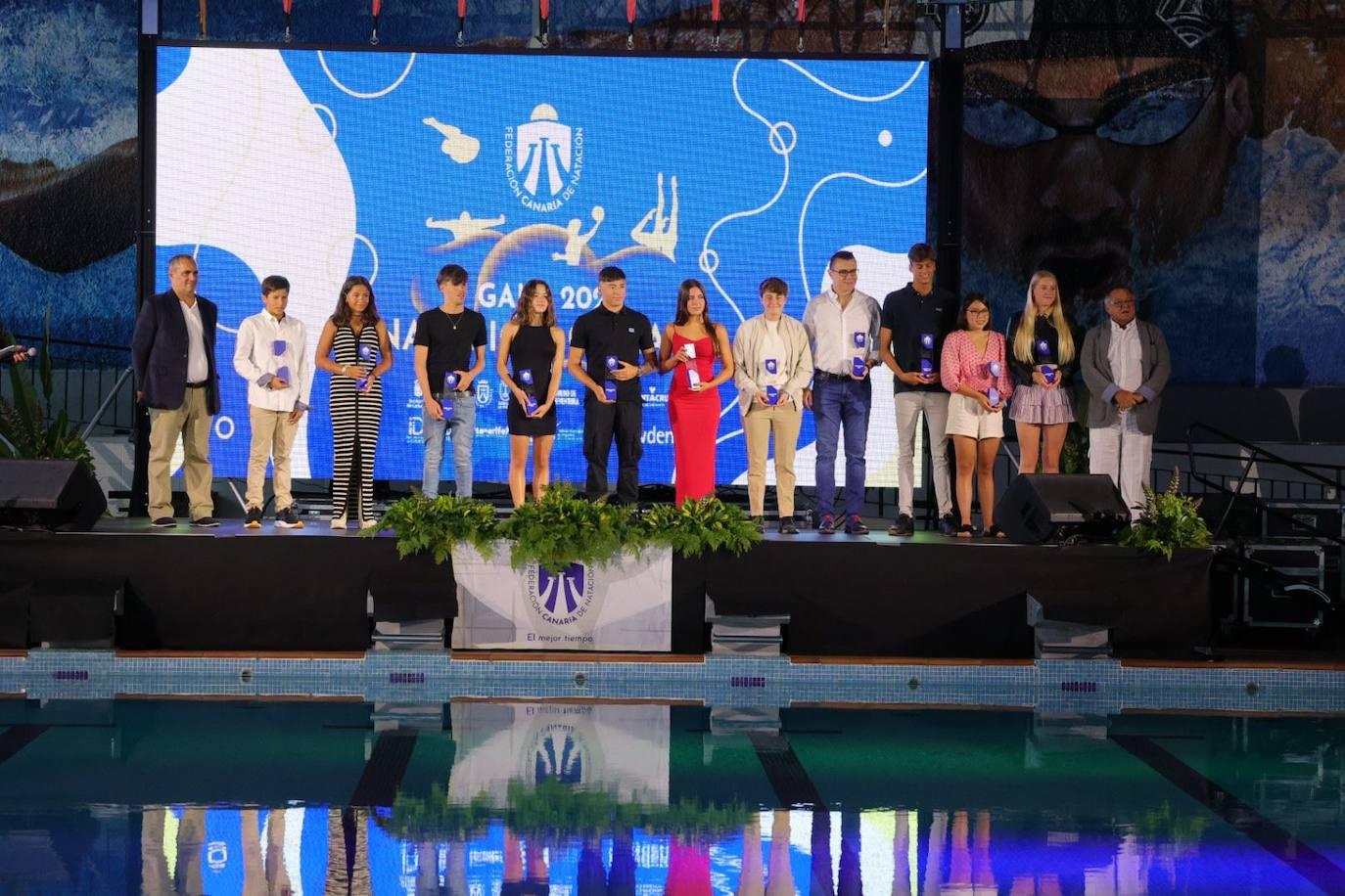 La gala de la Federación Canaria de Natación 2024, en imágenes
