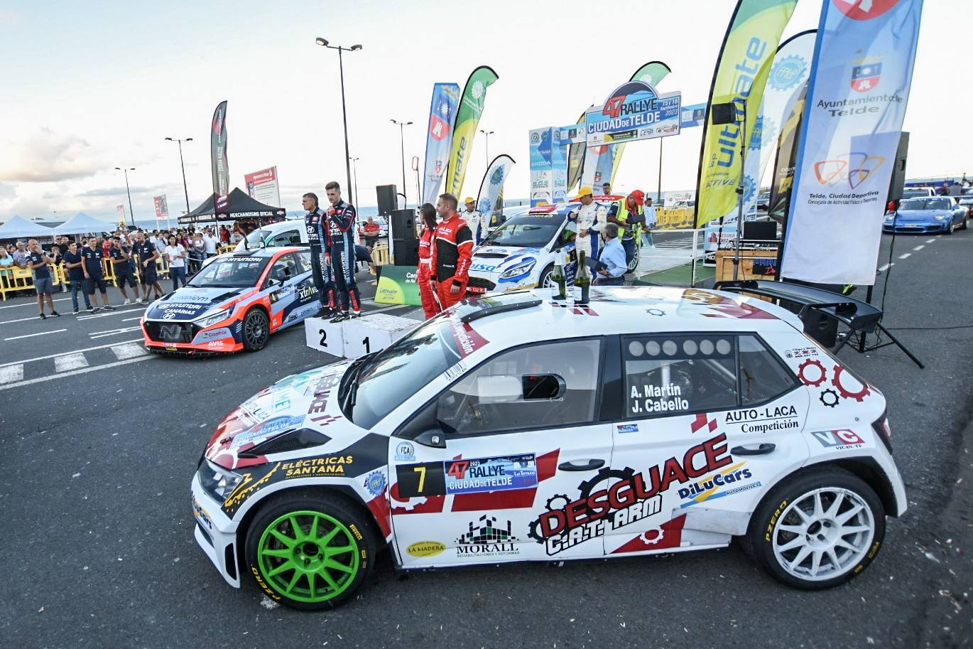 Así lució el podio de la edición pasada.