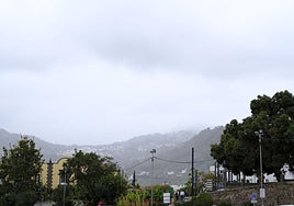 Imagen de archivo de un día lluvioso en Arucas.