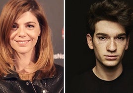 Manuela Velasco y Jorge Motos, los dos actores que participan en el cortometraje que se está rodando en Gran Canaria del director Pedro Pérez, 'Sin Piel'.