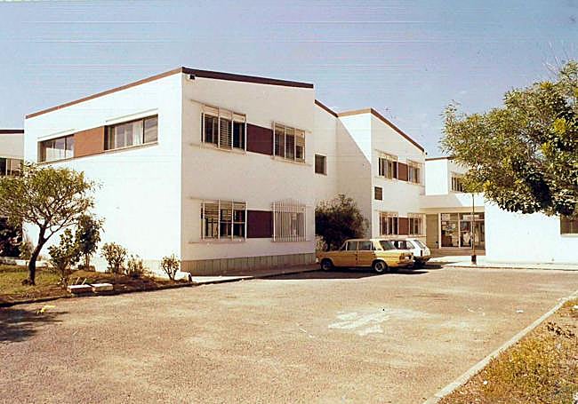 Instalaciones del colegio, en una imagen de archivo, en sus primero años.