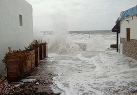 Temporal de este invierno en Giniginámar.