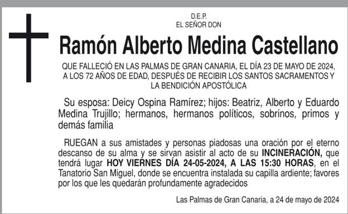 Ramón Alberto Medina Castellano